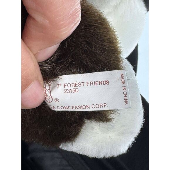 VTG 7" Feista Red Panda Plush A Feista Toy Forest Friends 2315D Soft Cuddly BN - Picture 7 of 7